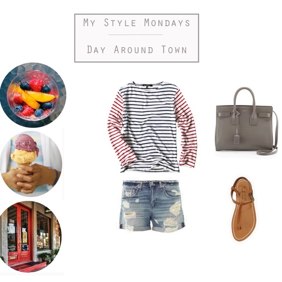 Neptune Long Sleeve Navy/Red Stripe - Picture 5 of 8